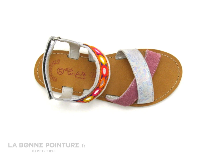 Wipop REGENCE Argent Rose - Miroirs - Nu-pieds Fille – Image 3