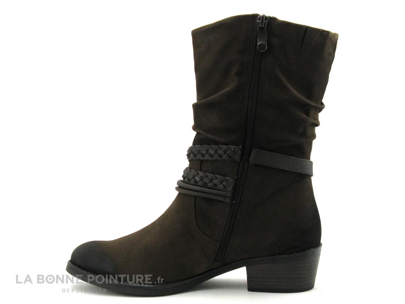Marco Tozzi 2-25316-29 Cafe Comb - Bottine Femme Marron â Image 3