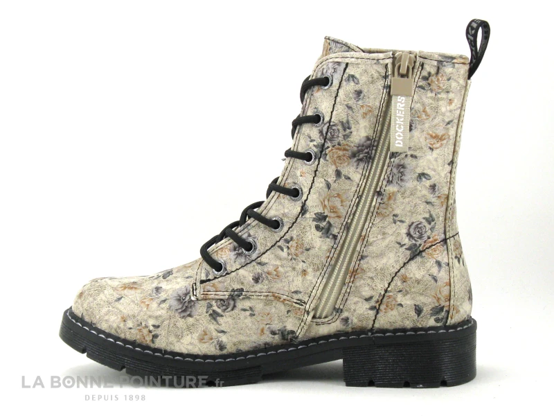 Dockers 45PN201 - Taupe Imprime - Bottine Femme – Image 3