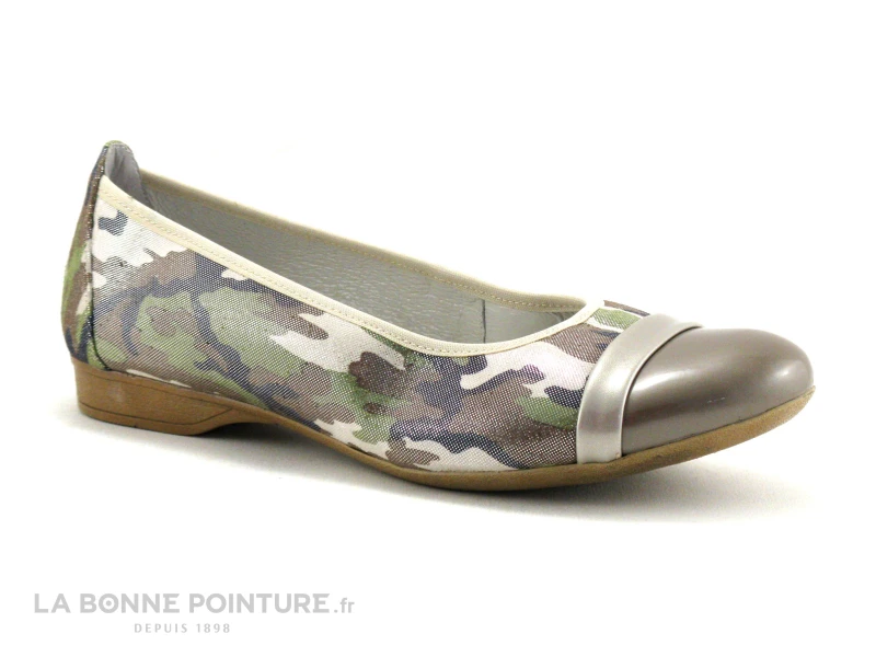 INEA Isabeau Camouflage Kaki Marron - Ballerine – Image 5