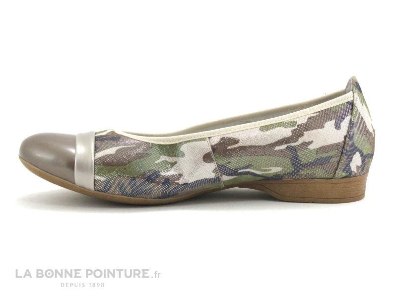 INEA Isabeau Camouflage Kaki Marron - Ballerine – Image 3