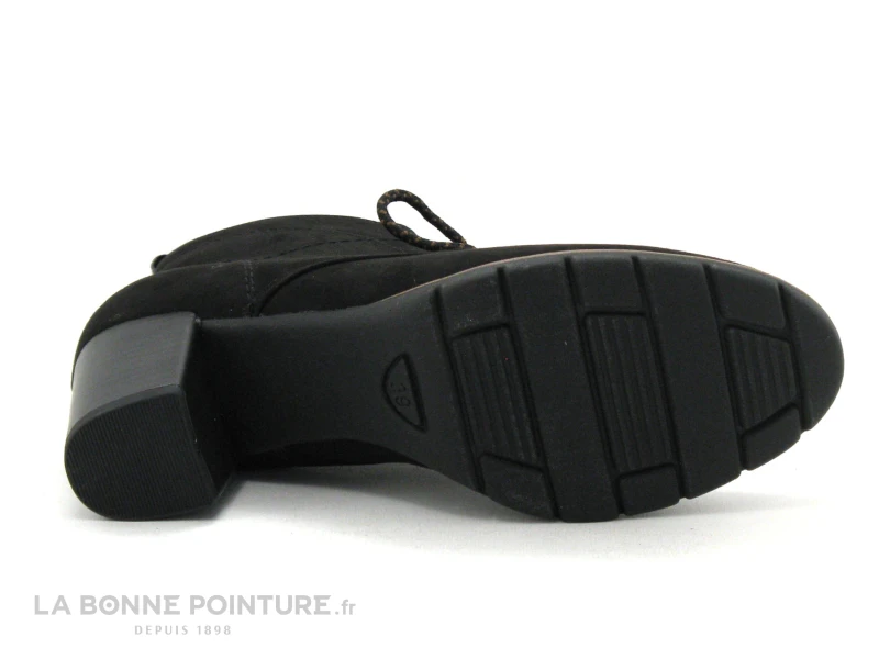 Marco Tozzi 2-25107-29 Black - Bottine Noire A Lacet - Talon Haut – Image 7