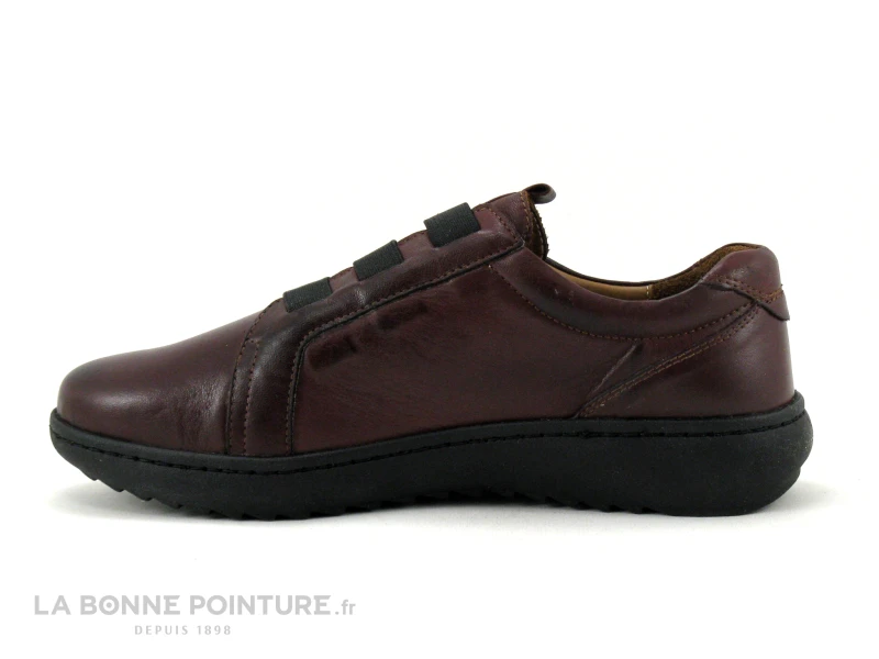 Karyoka DENIM Bordeaux - Elastique - Chaussure Basse Femme – Image 3