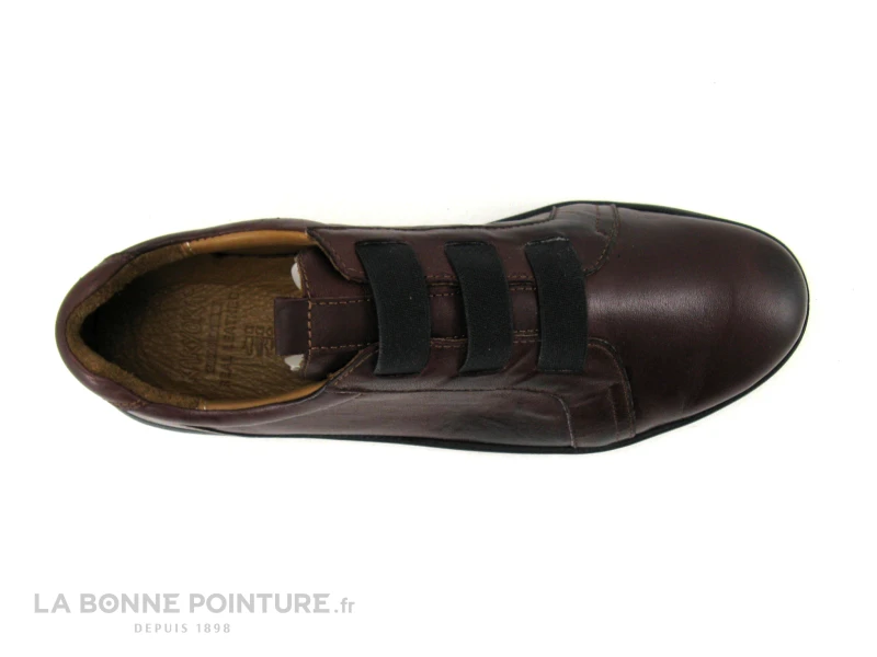 Karyoka DENIM Bordeaux - Elastique - Chaussure Basse Femme – Image 6