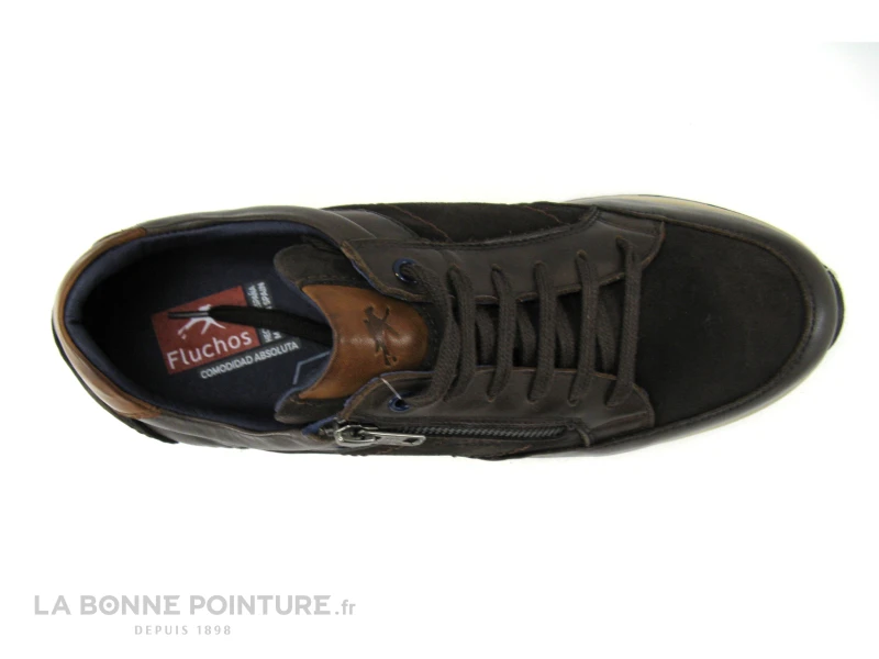 Fluchos EMORY F1295 Habana Cafe - Basket Ville Homme Marron – Image 6