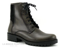 Dorking WALKING D8649 FRCA Kaki - Bottine A Lacet Femme