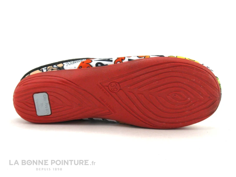 Maison Espadrille ASTERIX A10F - Rouge - Pantoufle Mule F Jr – Image 5