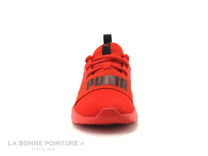 Puma WIRED RUN PS Red Black - Basket Sport Enfant Rouge – Image 2