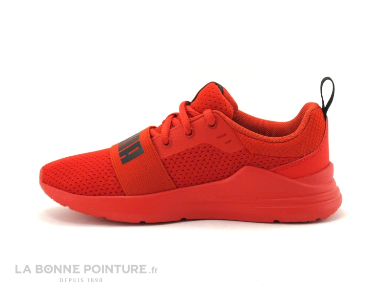 Puma WIRED RUN PS Red Black - Basket Sport Enfant Rouge – Image 3
