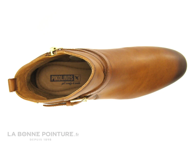 Pikolinos ROYAL W4D-8614 Brandy - Boots Femme Cuir Marron – Image 6