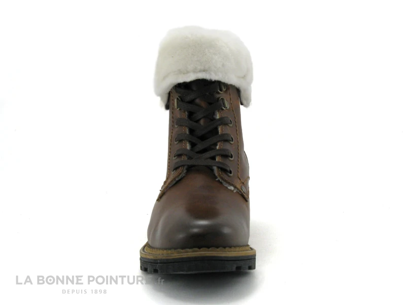 Hooper HUBLI Cognac - Revers Fourrure - Boots Femme Interieur Chaud – Image 2