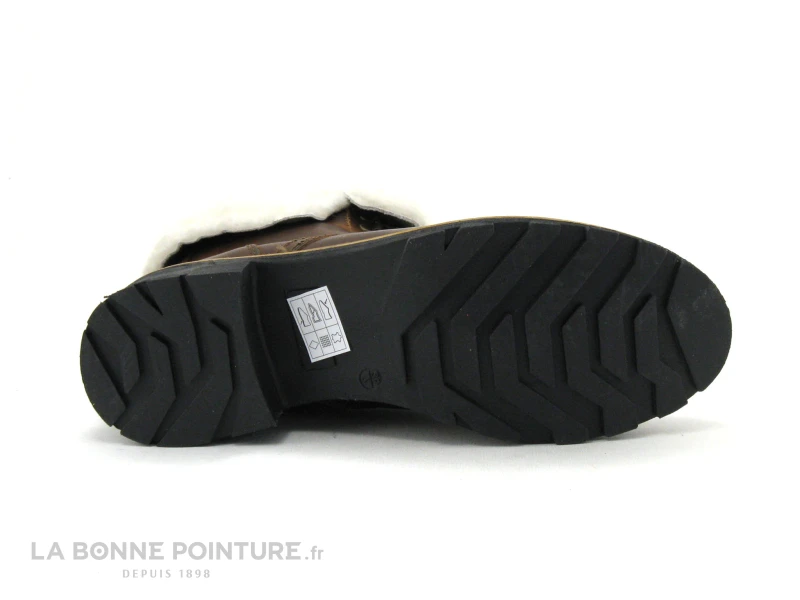 Hooper HUBLI Cognac - Revers Fourrure - Boots Femme Interieur Chaud – Image 7