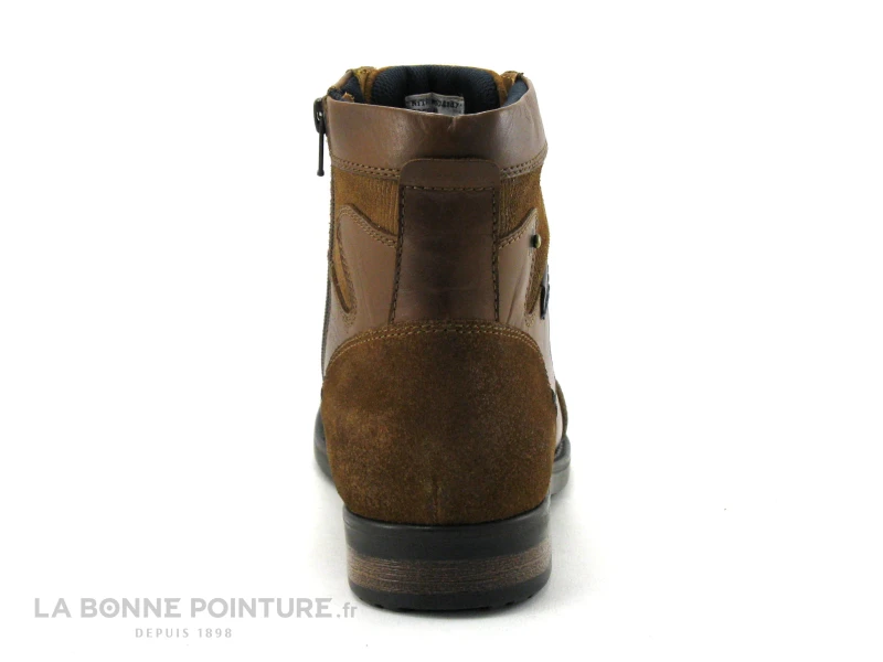 Redskins NITRO Cognac - Boots Homme Marron Avec Zip Et Lacet – Image 4