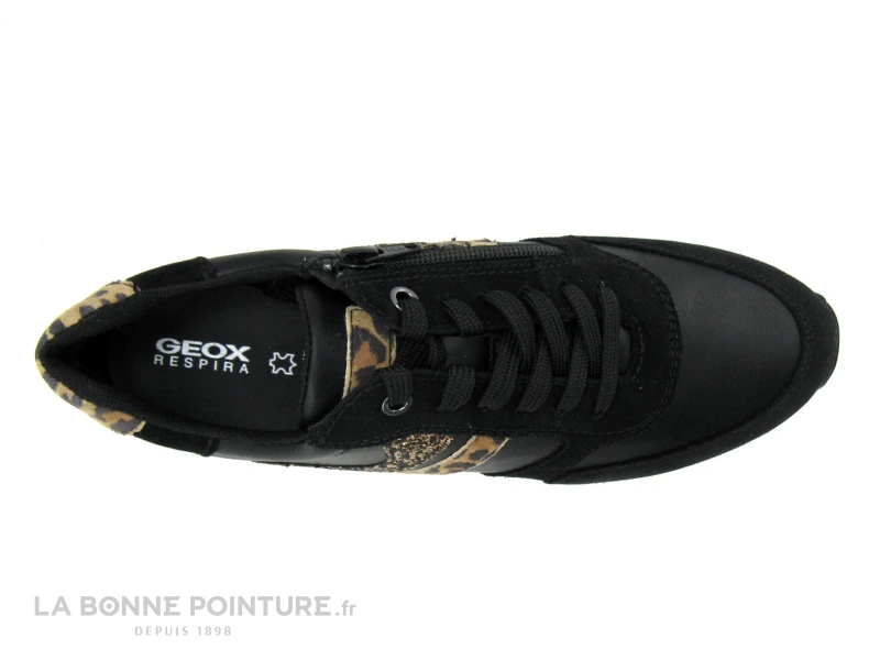 Geox AIRELL - D252SA - Black Camel - Sneakers Femme – Image 6