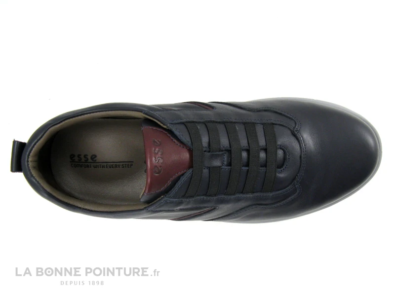 Esse 28714 Navy - Basket Ville Homme Bleu Marine Avec Elastiques – Image 5