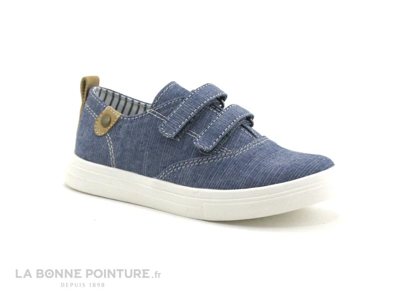 Nucci Kids FD2863B - Jeans - Tennis Toile - Velcros - GARCON