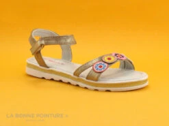 Wipop YMONDIA - Bronze - Cercles Brodes - Nu-pieds Fille