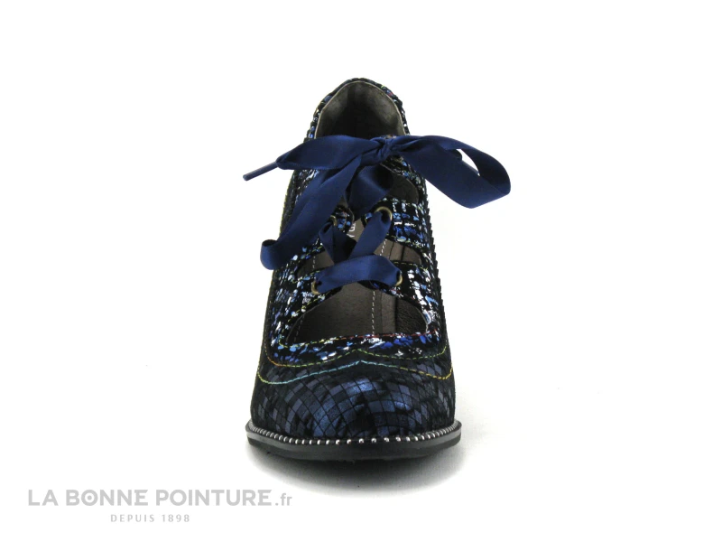 Laura Vita ALCBANEO 432 Bleu - SL316B-23J - Escarpin A Lacet â Image 2