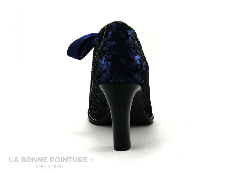 Laura Vita ALCBANEO 432 Bleu - SL316B-23J - Escarpin A Lacet â Image 4