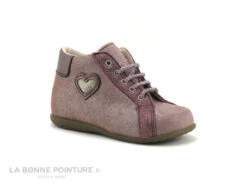 Bopy ZECOCO - Chaussure BEBE Fille Cuir Rose