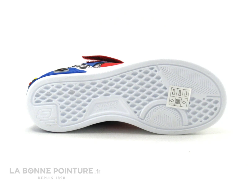 Skechers - 402290L - GAME COURT Rouge Bleu Noir - Sneakers Enfant – Image 7