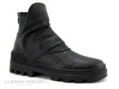 MamZelle PLENITA Noir Croco - Boots Femme - Semelle Crantee