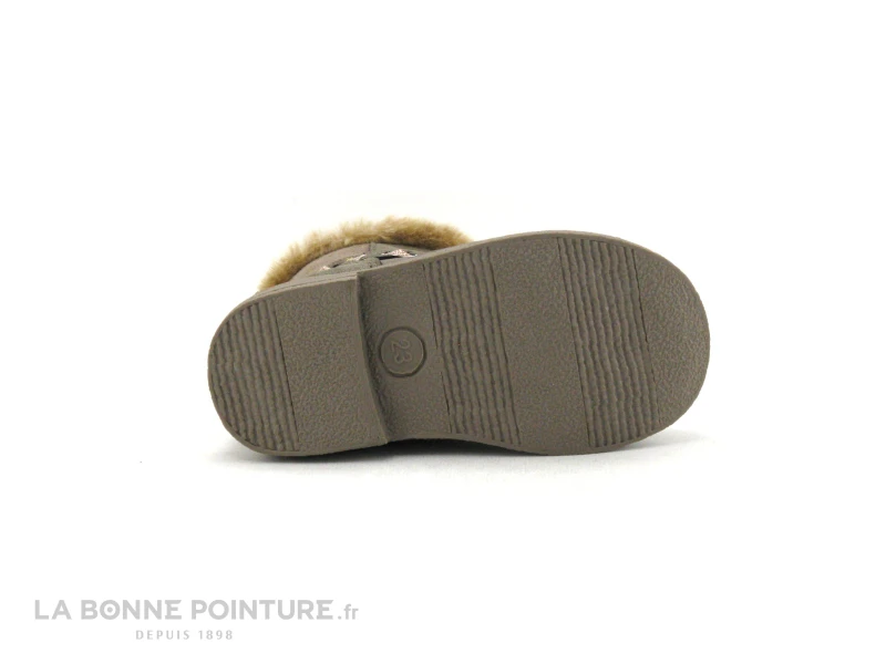 Chipie 577-04-080 Beige - Bottine BEBE Fille Avec Fourrure – Image 4