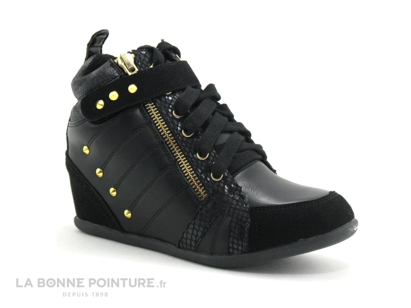 Wipop Demar Noir Argent Basket Compensee Fille