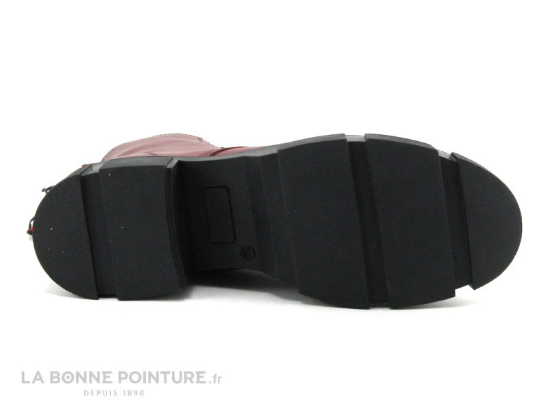 Good Step 3621-D13 Bordeaux - Bottine Plateforme - Foulard â Image 7