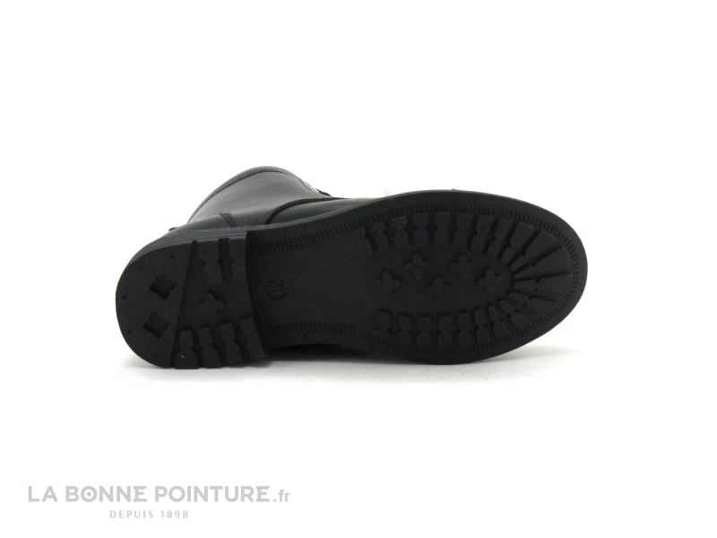 Wipop WOLFF Noir - Chaussure Montante Fille - Oeillets Fleurs – Image 4