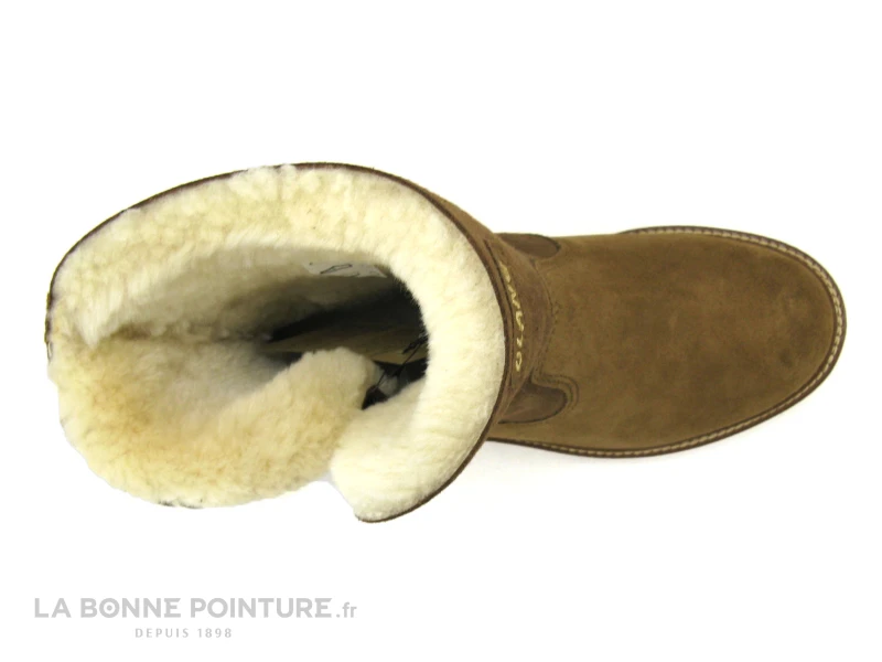Olang AGATA 85 Cuoio - Bottine Femme Cuir Marron - Interieur Laine – Image 6