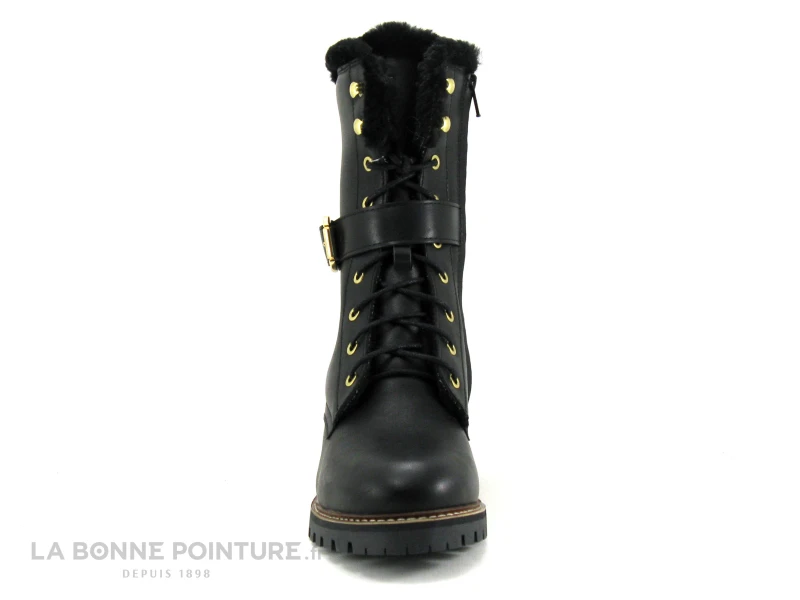 Hooper ALICE Noir - Bottine A Lacet Femme Cuir Noir â Image 2