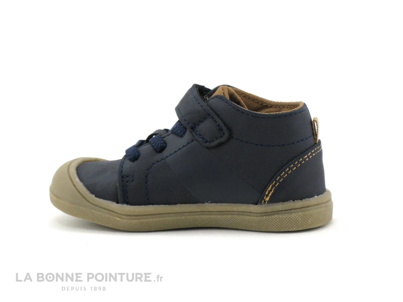Alma Planete FIBRINO Marine Camel - Chaussure Premiers Pas GARCON – Image 3
