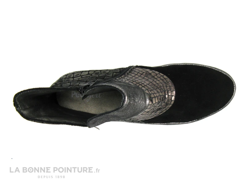 Pedi Girl GIPSY Noir Bronze - Bottine Femme Semelle Compensee – Image 6