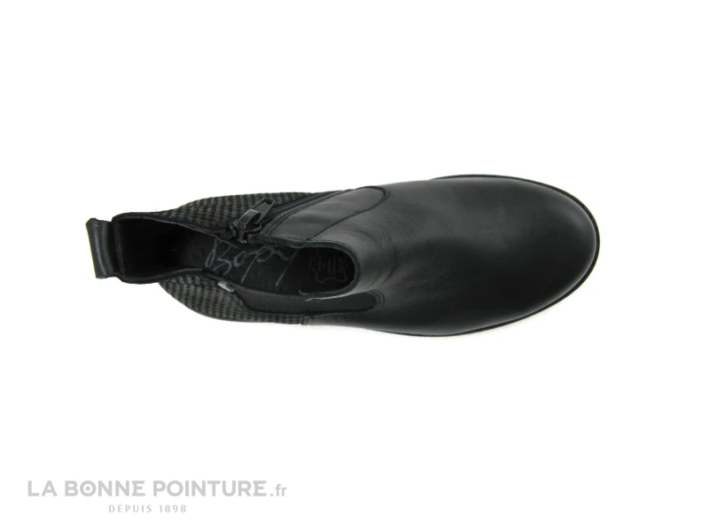 Bopy SELISOU Noir - Boots Chelsea Fille Avec Zip – Image 6