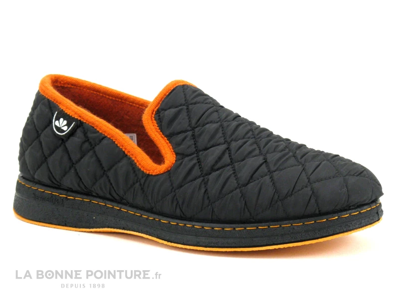 Semelflex SUPER REMY Noir - Orange - Chausson Homme – Image 5