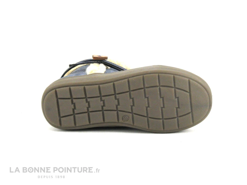 Kouki By Bopy IPOMIA Marine - Boots Fille Avec Revers Fourrure – Image 4