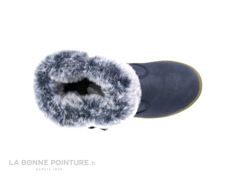 Kouki Bopy ICALIN Jean Bottillon Fille Bleu Fourrure – Image 2