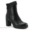 Marco Tozzi 2-25452-29 Black Comb - Boots Noires A Talon Haut Epais