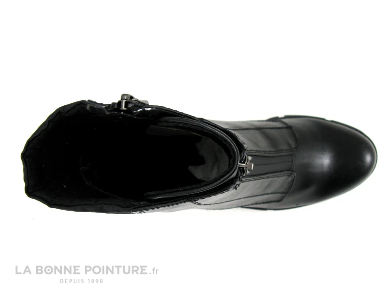 Marco Tozzi 2-25452-29 Black Comb - Boots Noires A Talon Haut Epais – Image 6