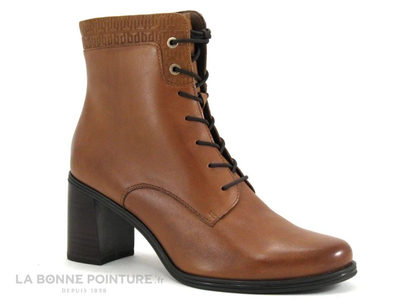 Tamaris 1-25110-29 Nut - Bottine Marron Clair - Talon Haut