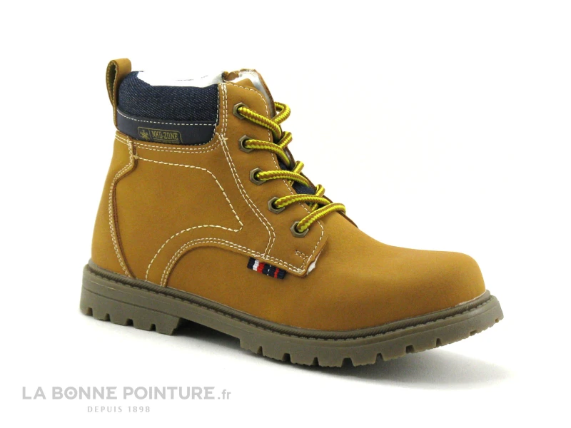 Wipop WELKOR Camel - Haut Jean Bleu - Bottillon GARCON – Image 3