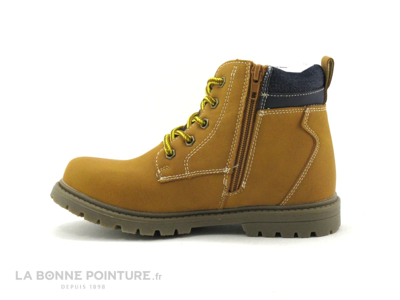 Wipop WELKOR Camel - Haut Jean Bleu - Bottillon GARCON – Image 2