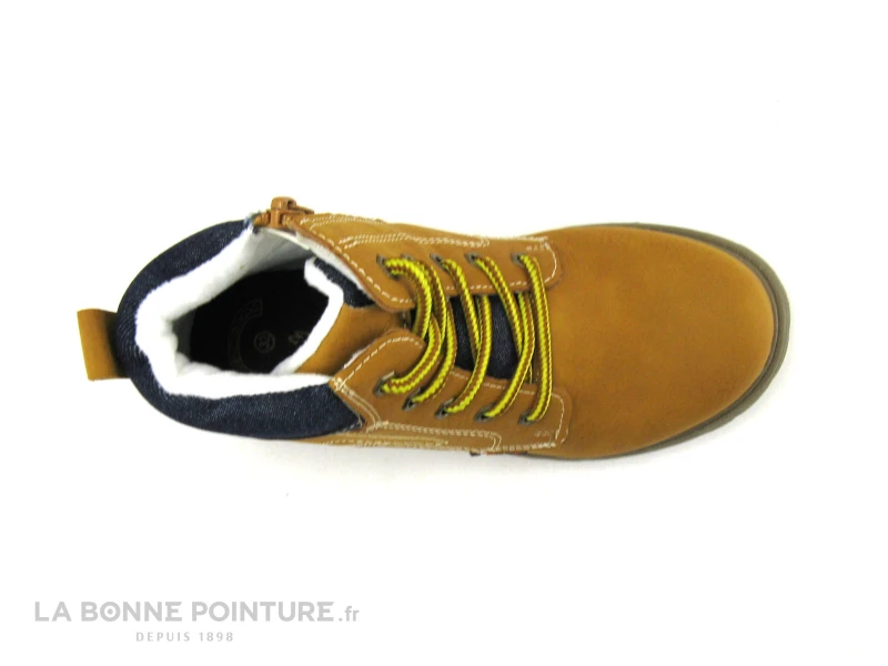 Wipop WELKOR Camel - Haut Jean Bleu - Bottillon GARCON – Image 4