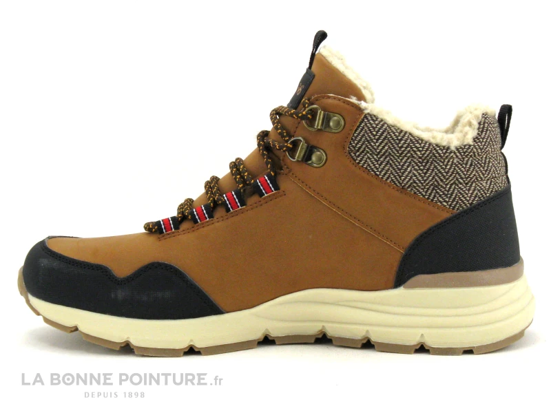 Route 66 PILOTI Camel Noir - Chaussure Montante Homme – Image 3