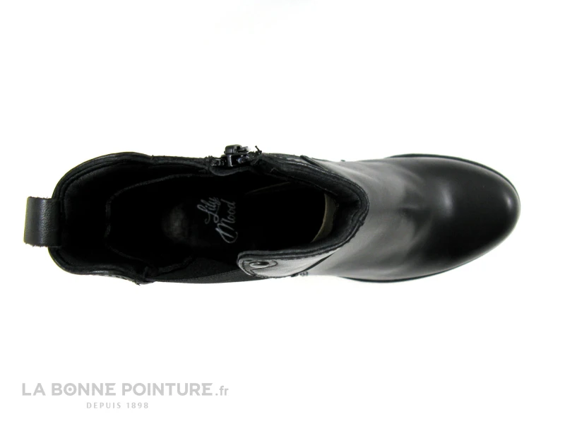Lily Mood FLOW Noir - P663601 - Boots Noires Talon Epais – Image 6
