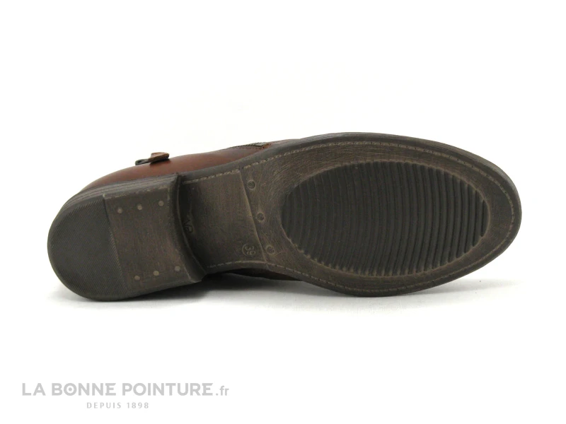 Lou Kristensen IB17163 Ebano - Bottine Femme Cuir Marron Fonce â Image 7