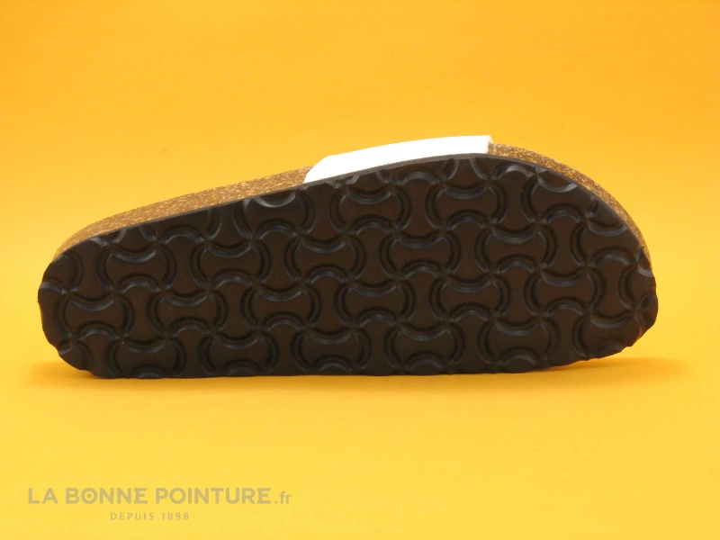 Biomodex 1837 Blanc Verni Mule Femme Reglable – Image 4