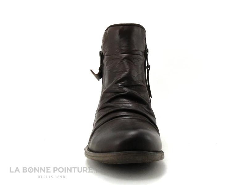 Lou Kristensen IB17163 Ebano - Bottine Femme Cuir Marron Fonce â Image 2