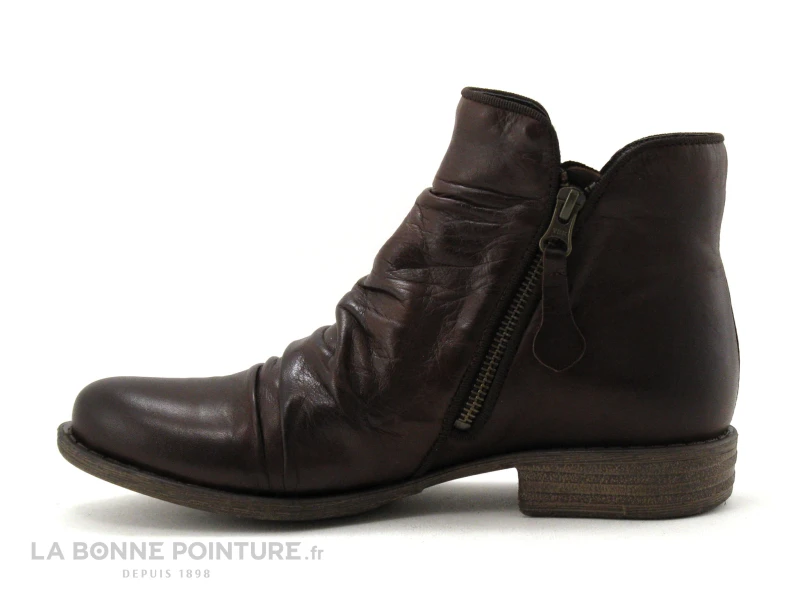 Lou Kristensen IB17163 Ebano - Bottine Femme Cuir Marron Fonce â Image 3